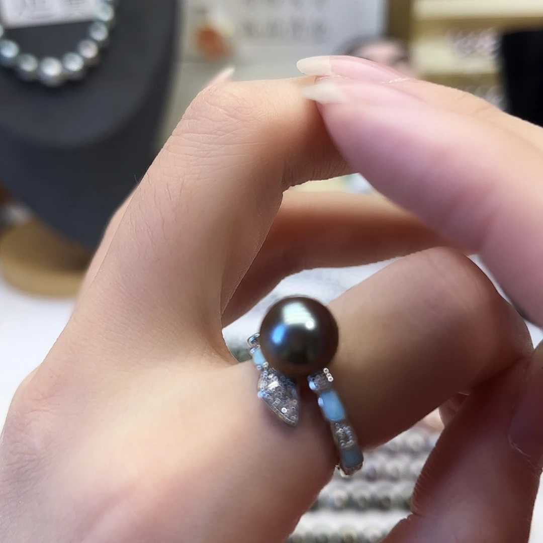 未镶嵌海水珍珠戒指