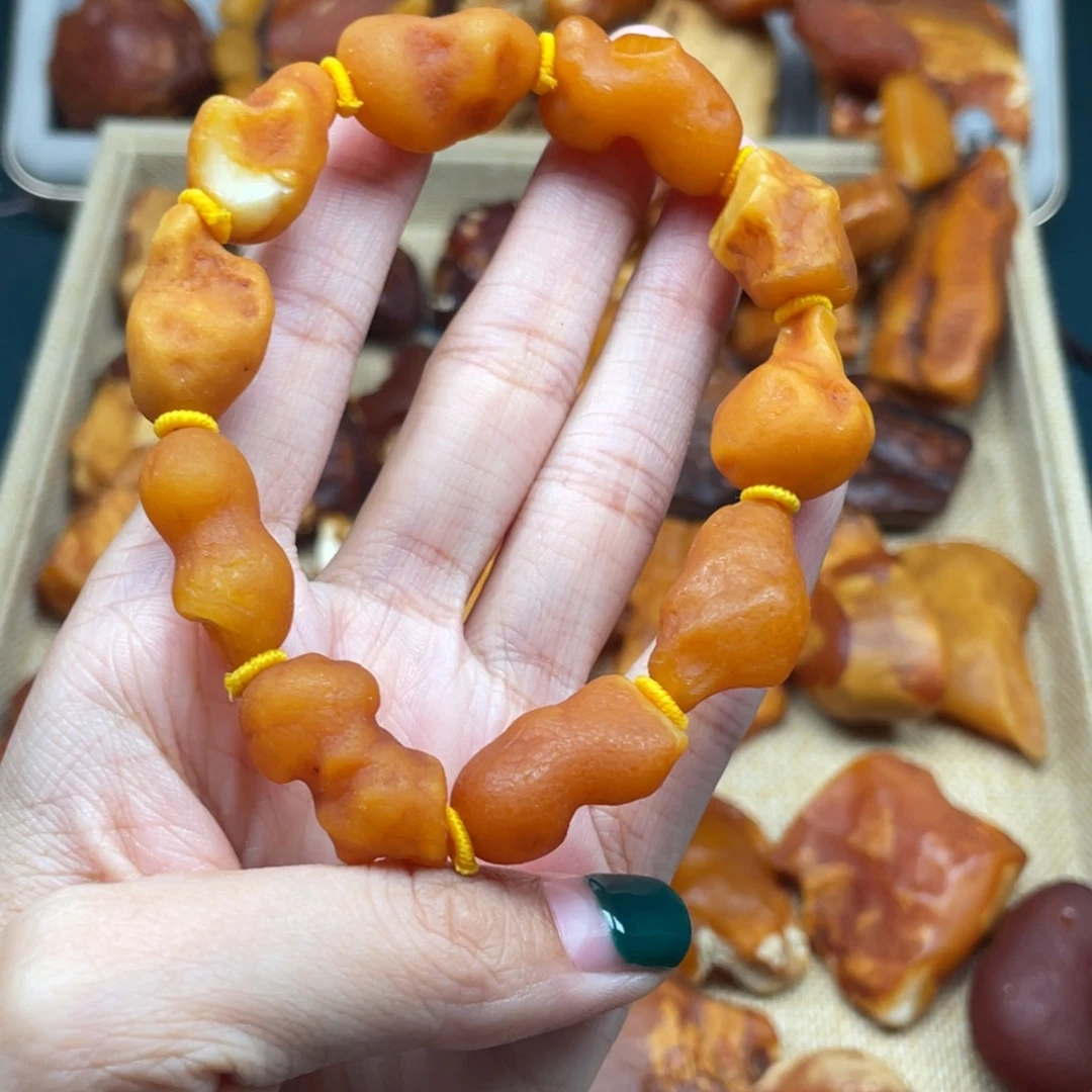 琥珀未镶嵌珠宝奇石
