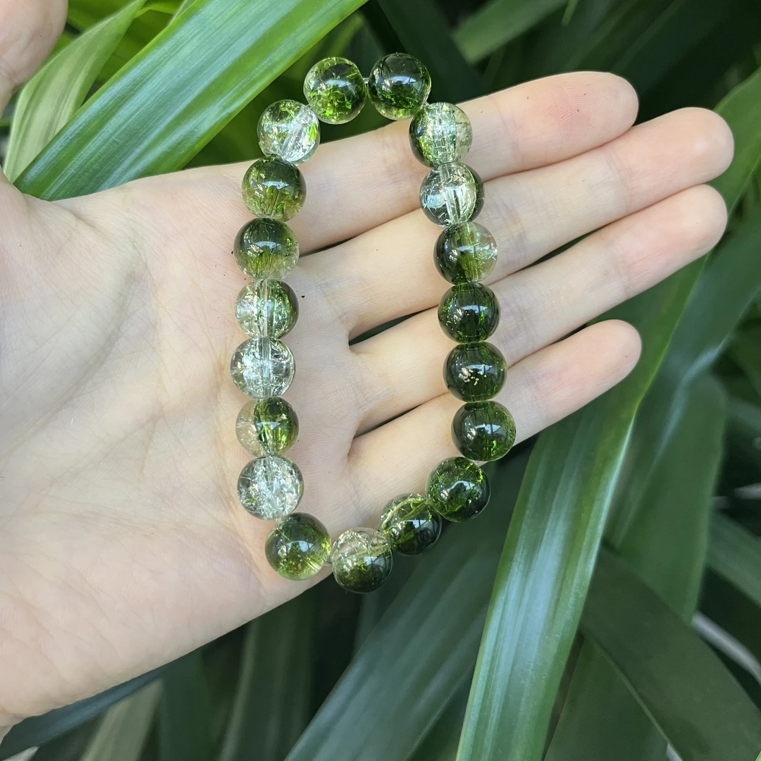 【闪购】绿幽灵水晶手串