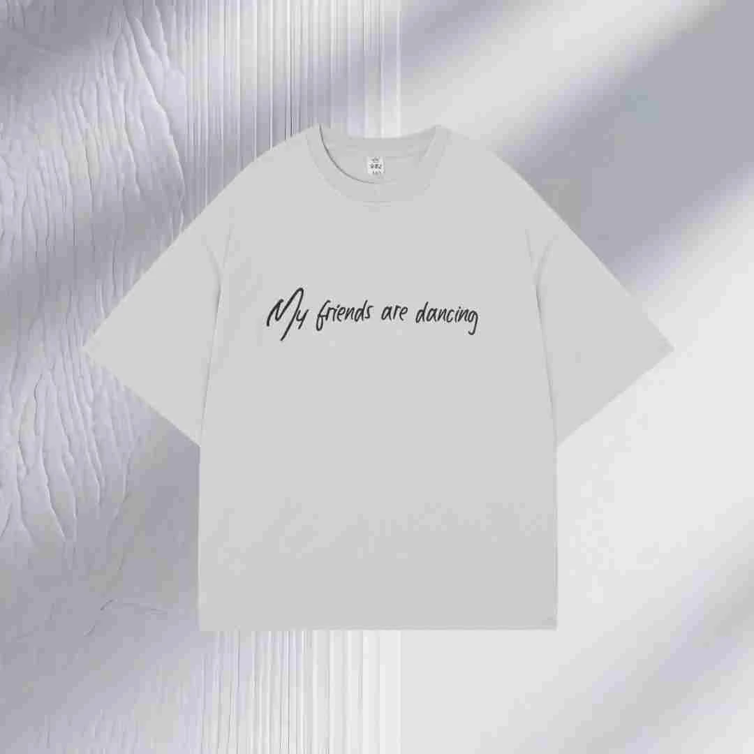 2025年款儿童字母卡通印花短袖T恤女童宽松圆领休闲潮牌上衣