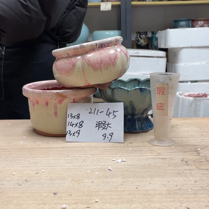 紫砂花盆多肉花盆微瑕45