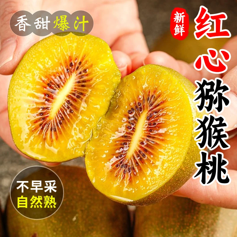 【正宗红心猕猴桃】四川蒲江新鲜当季水果多汁香甜多汁营养丰富大果