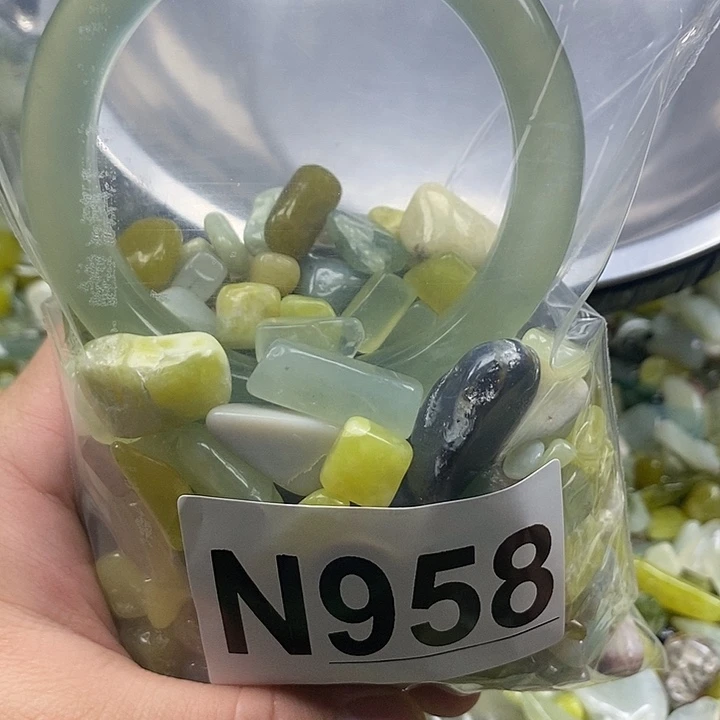 未镶嵌蛇纹石玉鱼缸石