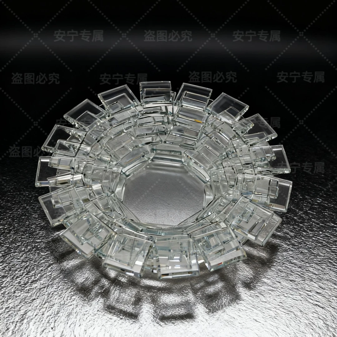 【安宁专属】K9水晶果盘收纳拼片桌面摆件装饰送礼客厅餐厅玄关