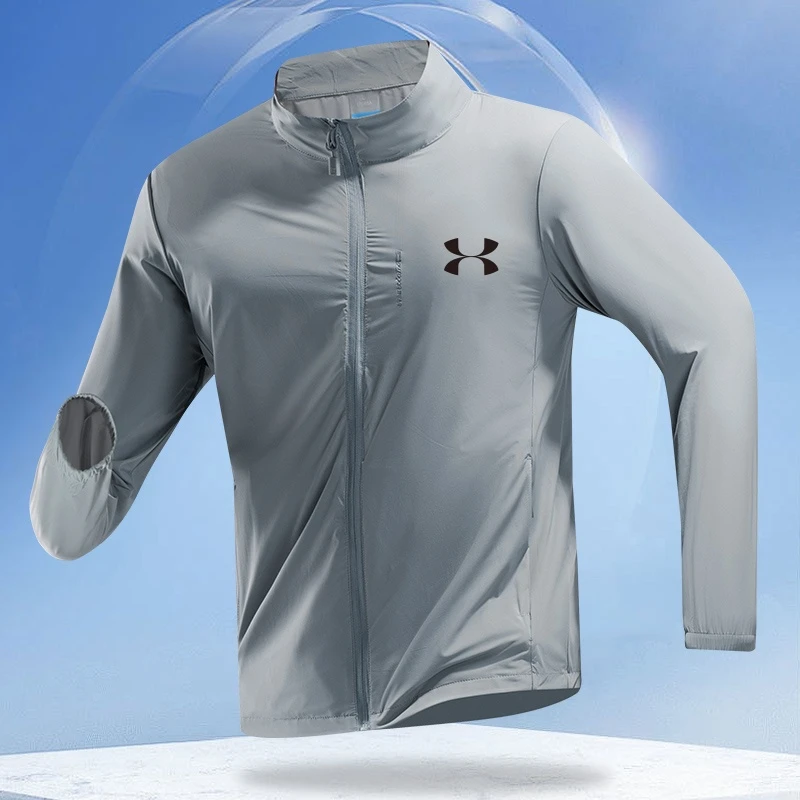 【海外撤柜 专柜发货】轻奢男士冰丝防晒衣夏季情侣休闲舒适皮肤衣