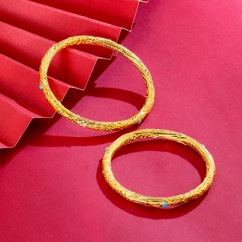 足银手镯 爆火哪吒同款乾坤圈足银手镯（圈口联系客服）