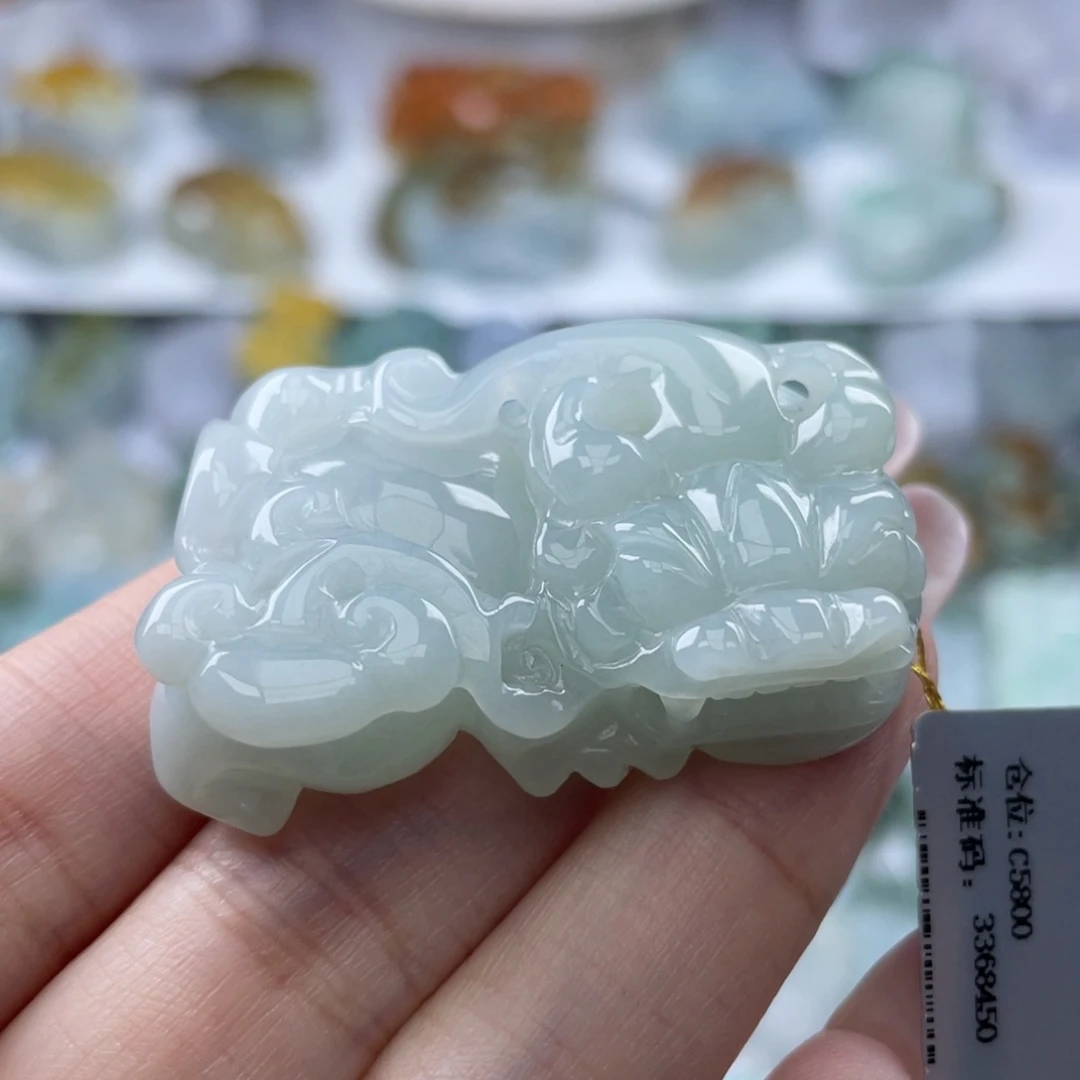 颈饰未镶嵌翡翠貔貅14