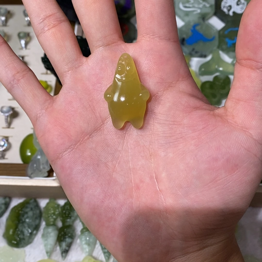 未镶嵌岫玉吊坠(不含链)