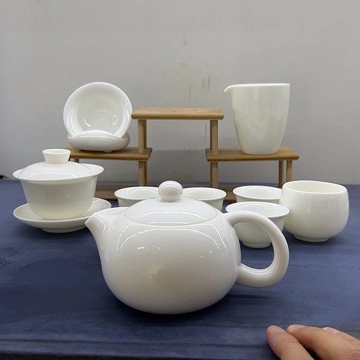 德化白瓷300毫升大壶套装