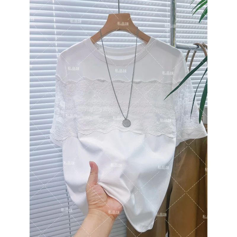 （私品味） 2025夏季新款蕾丝短袖  SS8901