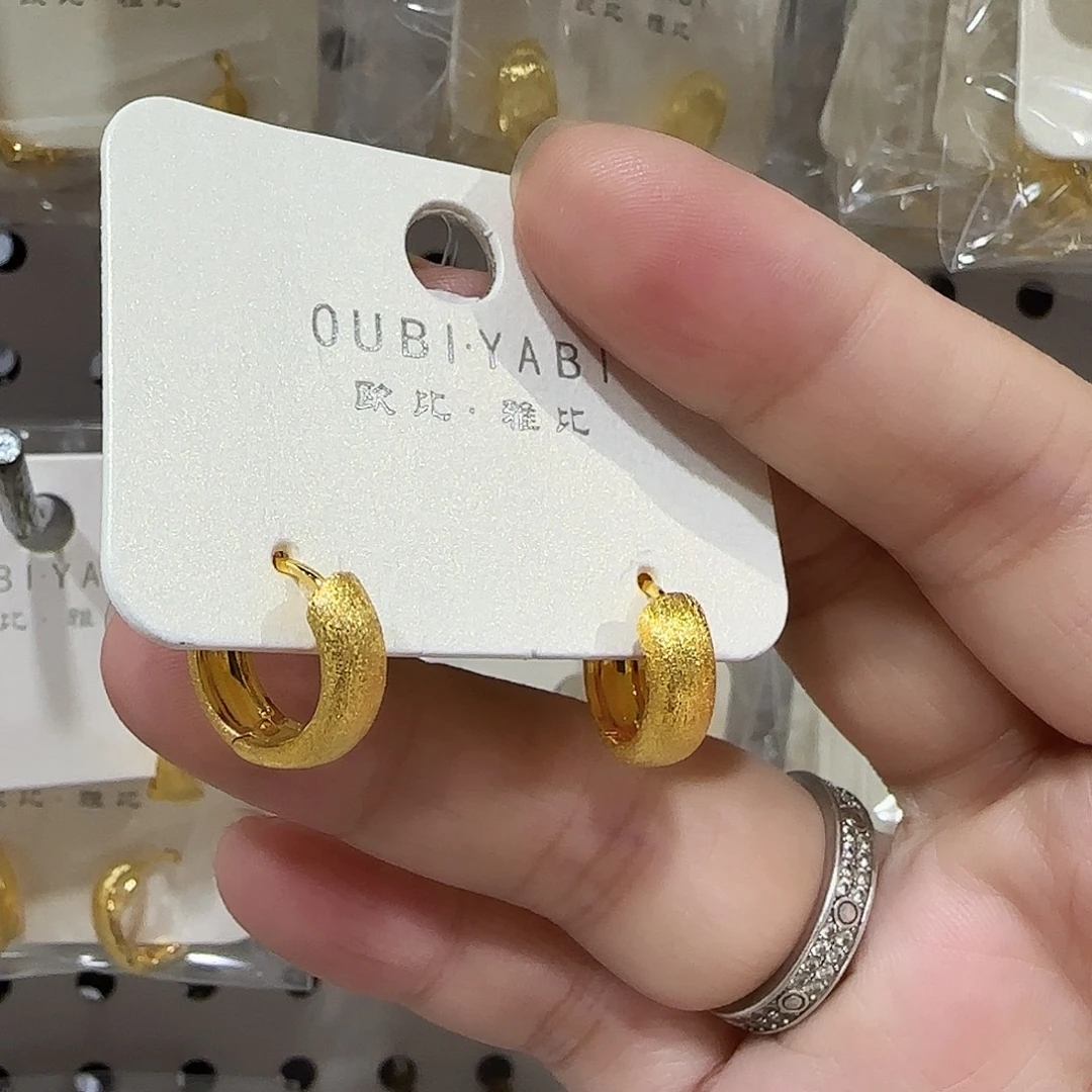 锆石纯铜合金中古金耳扣