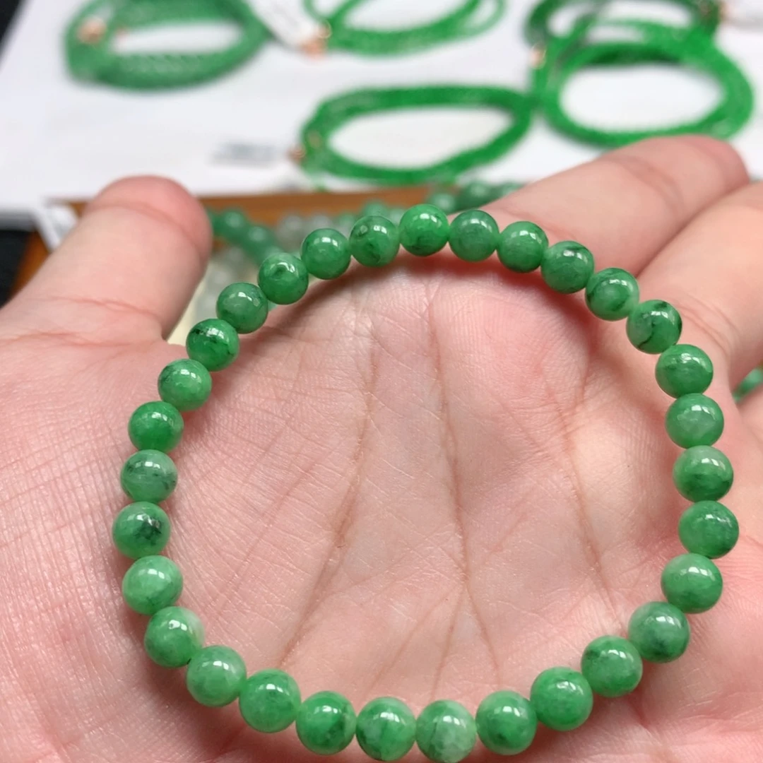未镶嵌手链翡翠翡翠