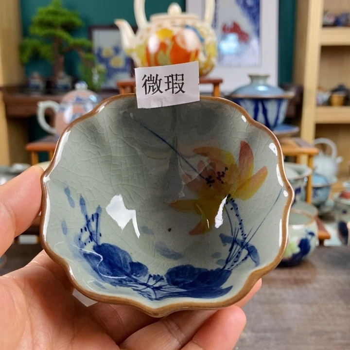 瓷片手工制作工艺精湛等特点为一体