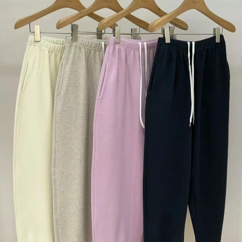 东大门正品 现货Chapter新25春款卫裤全棉束口裤脚收 (NO退NO换)