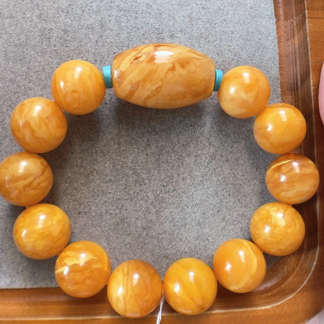 未镶嵌蜜蜡手串蜜蜡手串
