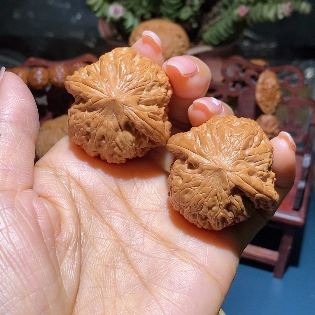 文玩核桃把件铁锤41全品