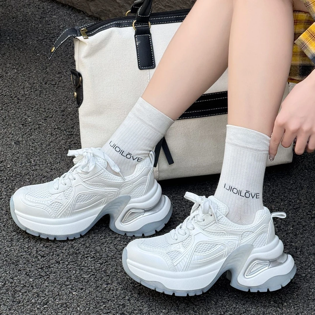 2025夏季新款减震增高轻便透气户外运动老爹运动鞋-D6-03312-1