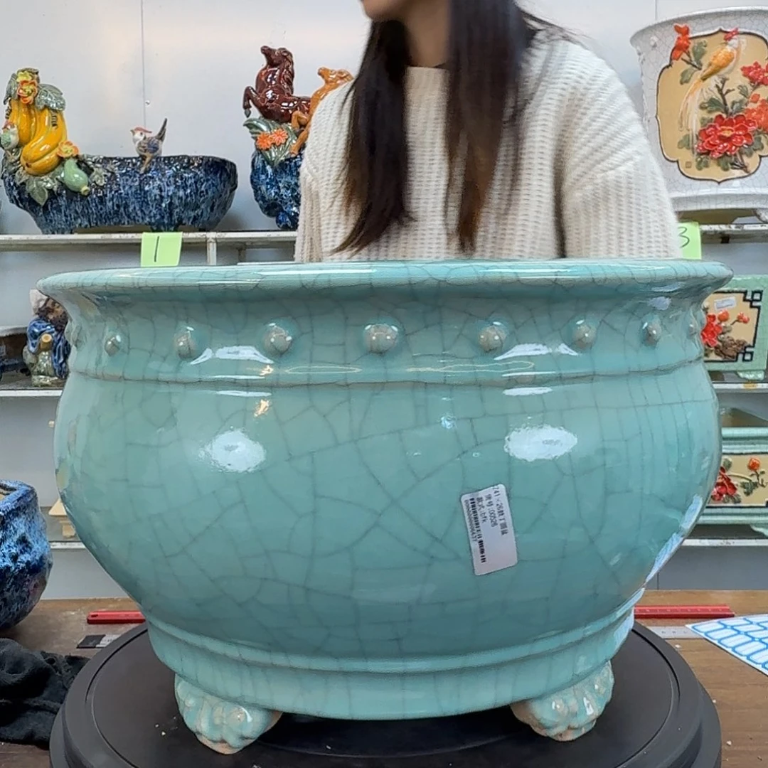 义***内口35内深22石湾盆