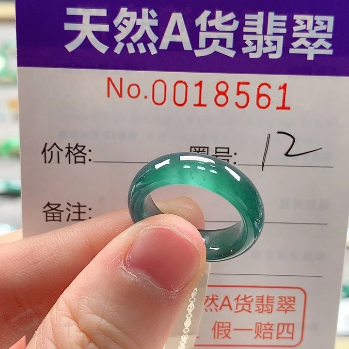 翡翠未镶嵌戒指戒指