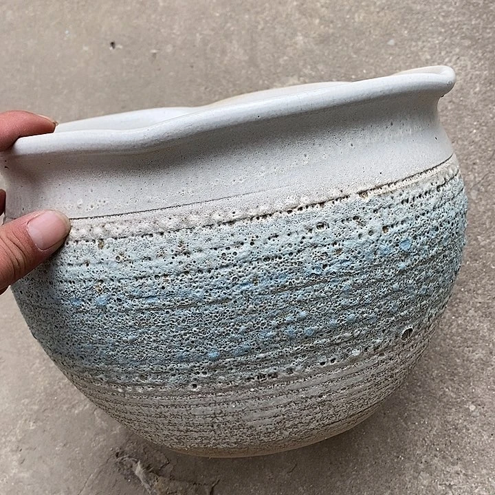 紫砂花盆高约19口约26