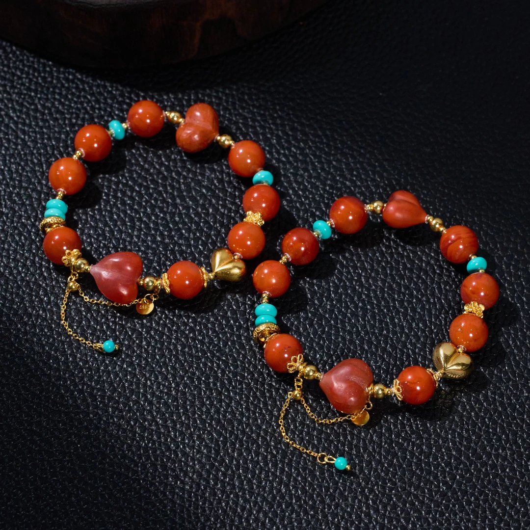 【歪歪】南红屁桃DIY手串（多样性发一）XB-H7000