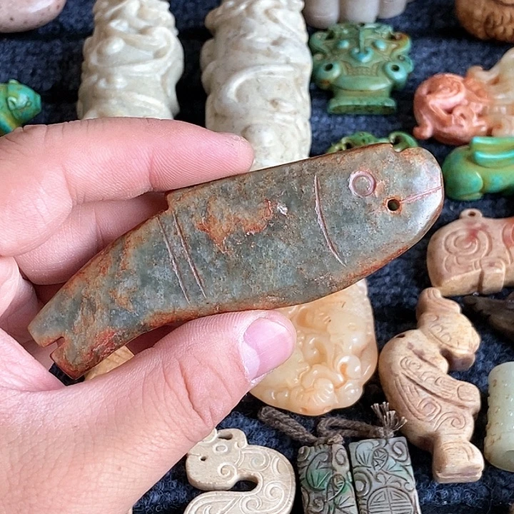 和田玉未镶嵌颈饰27