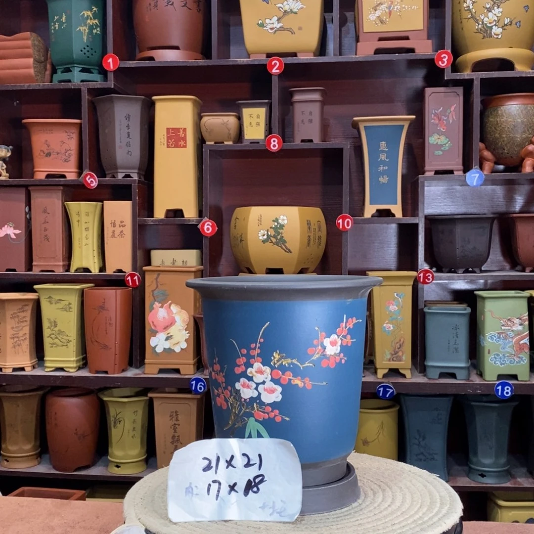 紫砂花盆紫砂艺术