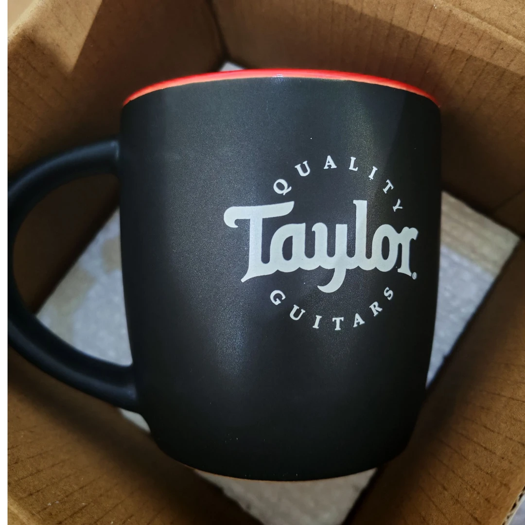 TAYLOR 马克杯大容量黑色手工个性主人杯磨砂情侣杯