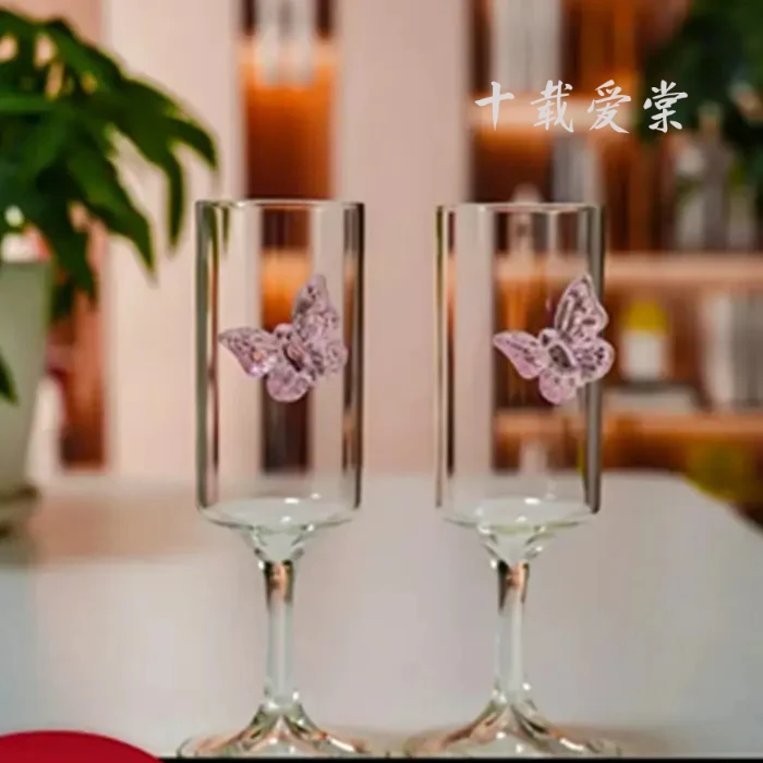 拍一发二耐高温玻璃杯茶杯高脚杯红酒杯猴魁杯绿茶杯泡茶杯茶具