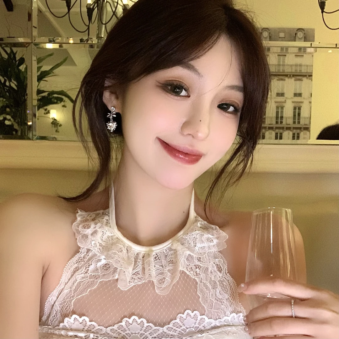 FULL GIRLISH耳环02497轻奢气质蝴蝶耳钉耳饰