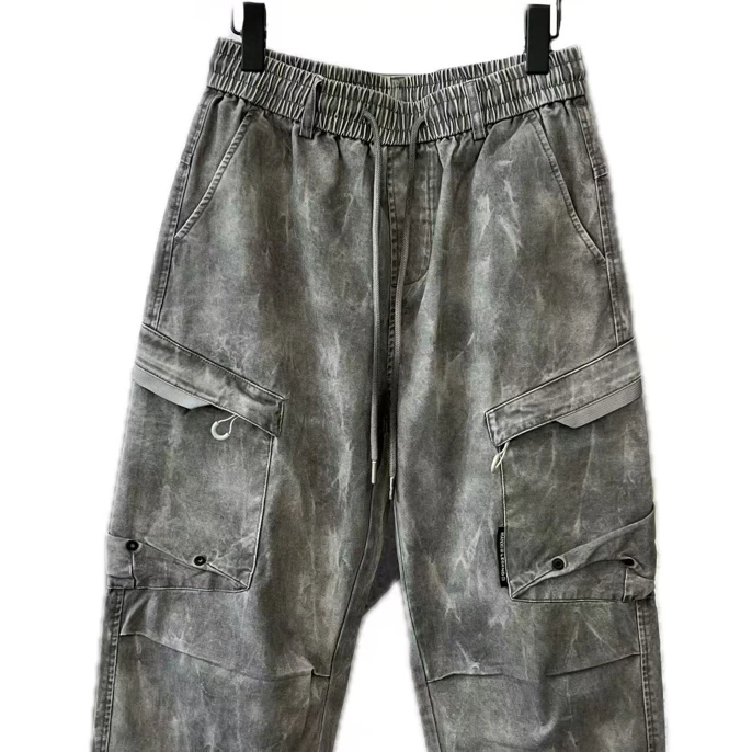 含辰生活男士秋季潮流复古牛仔裤宽松休闲裤115653