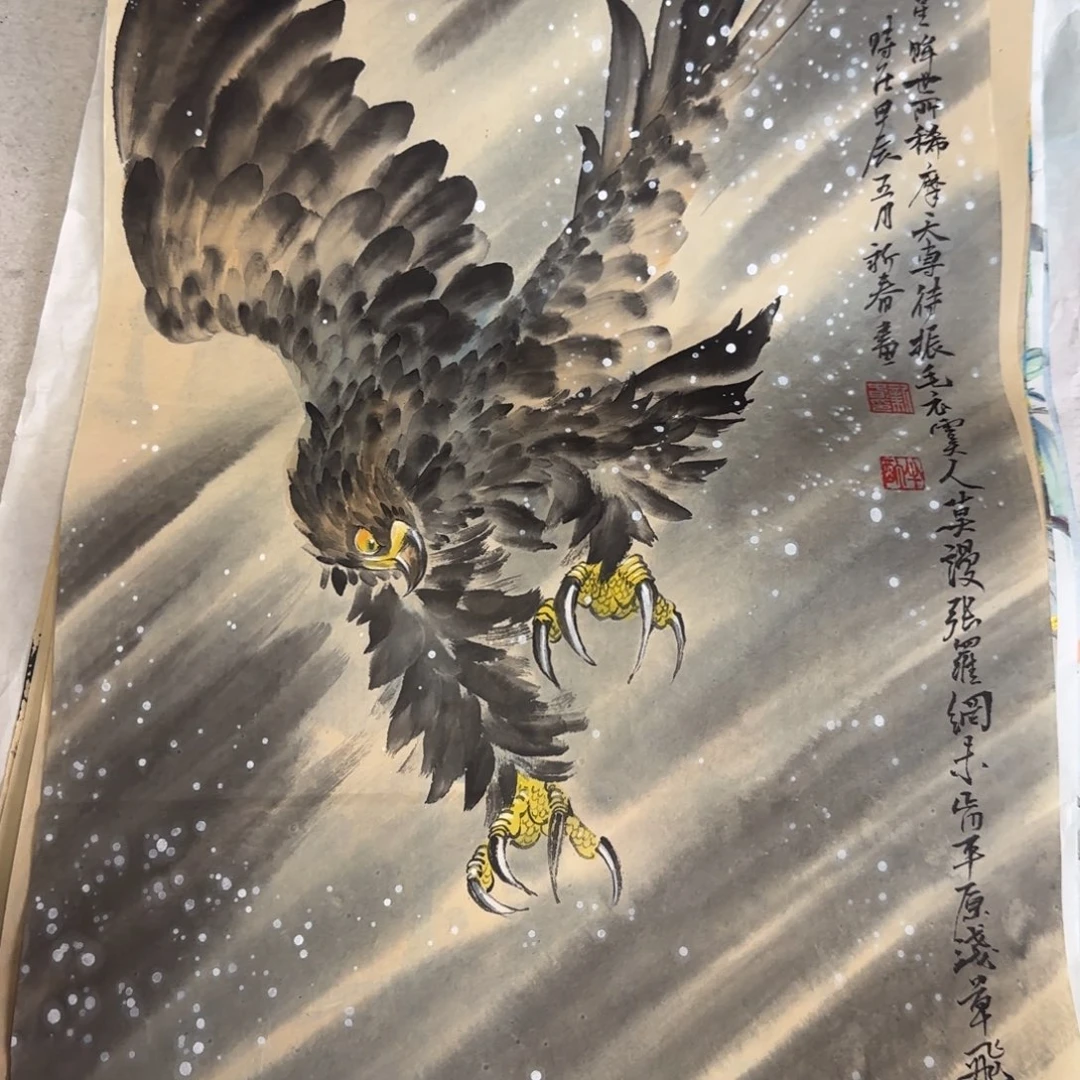 国画吴新春老师手绘作品