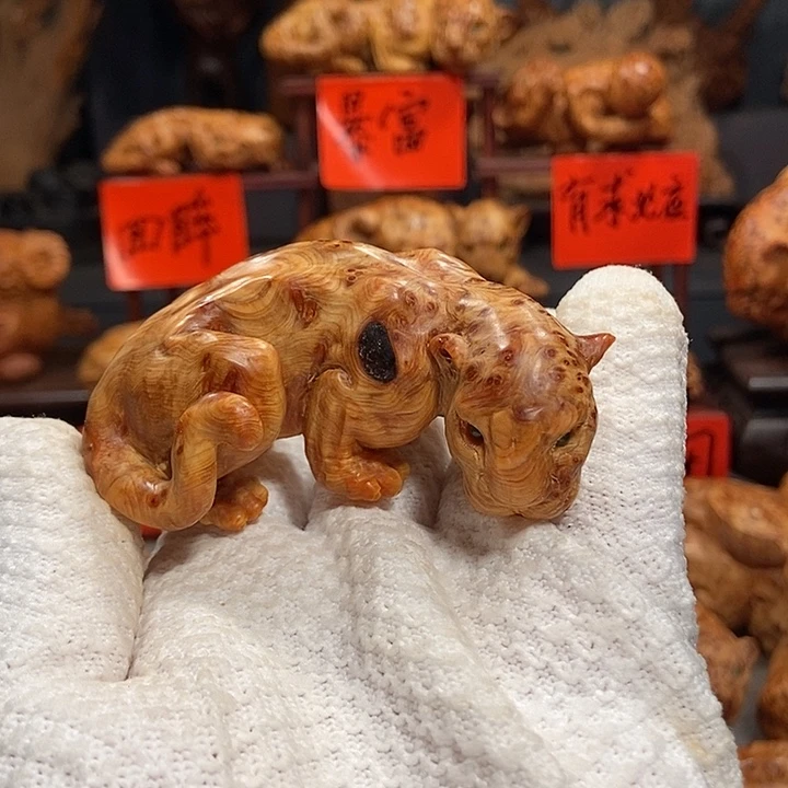 柏木（崖柏）木雕手工把件太行崖柏留疤料