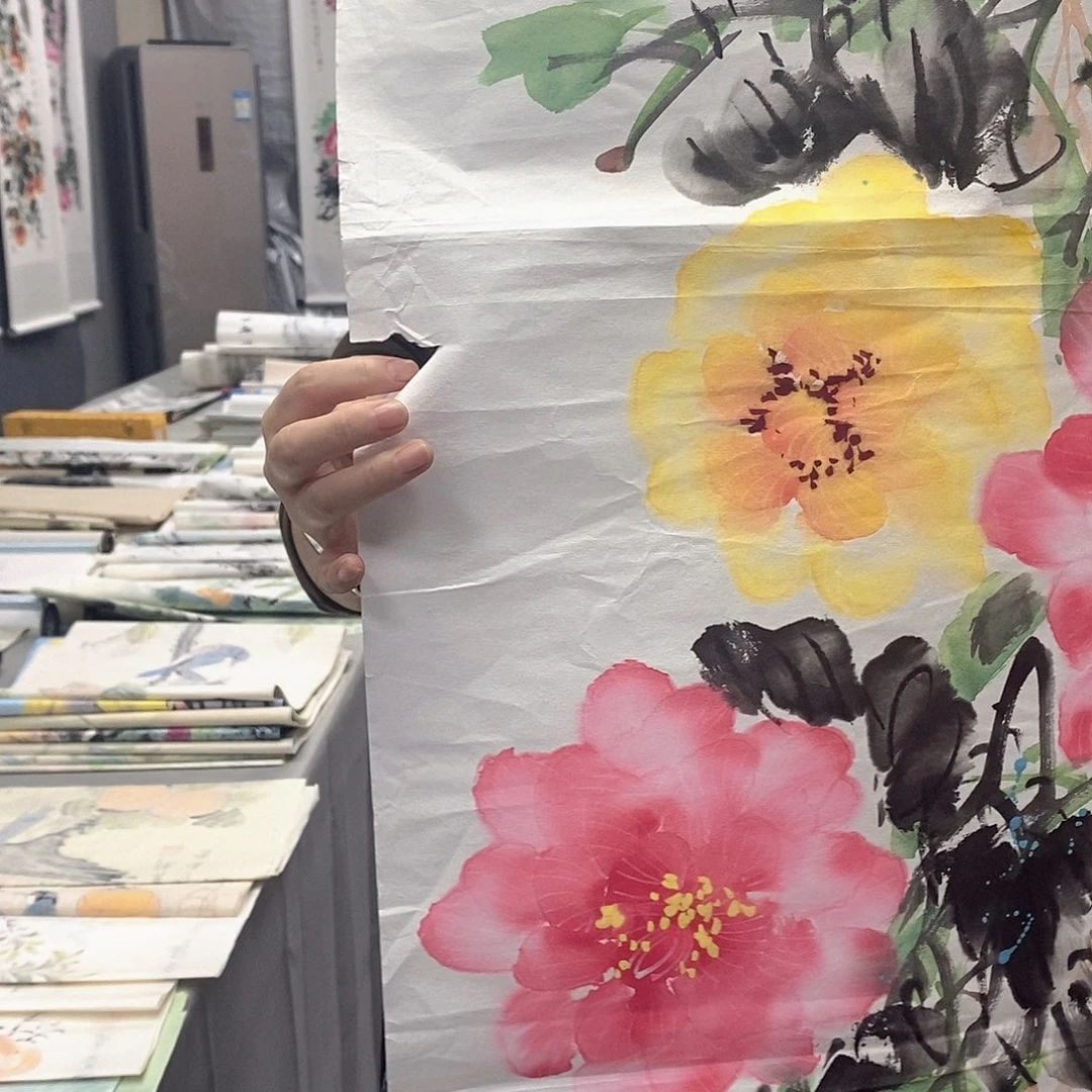 国画国画作品手绘