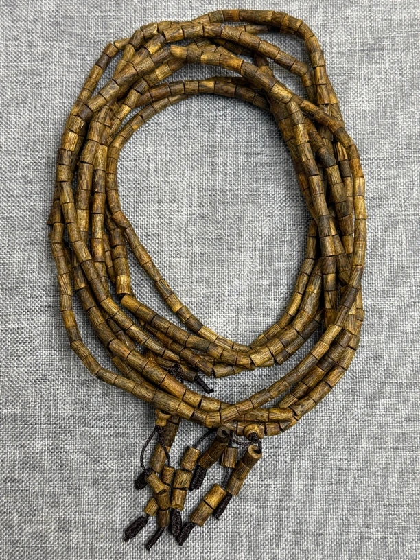 棋楠沉香长串桶珠10克+高油多样性发一条