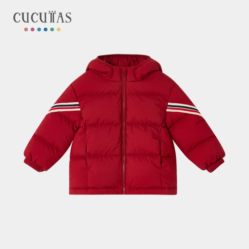 Cucutas童装儿童羽绒服中长款男童女童加厚保暖羽绒服CY25WIW593