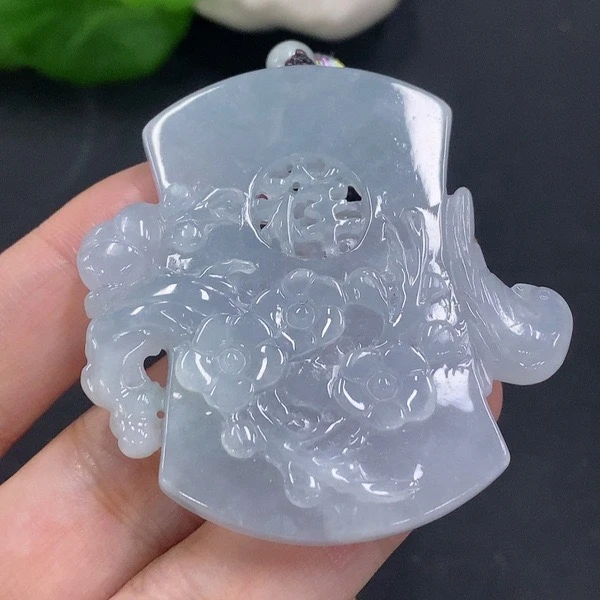 P44-天然A货翡翠-花开富贵