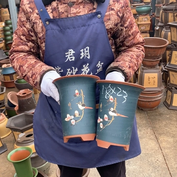 紫砂花盆紫砂花盆