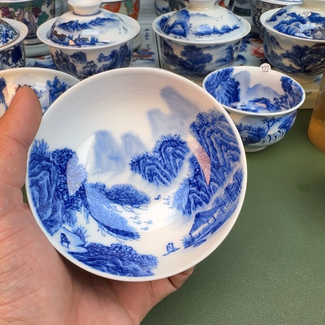 陶纯手工纯手绘茶具388