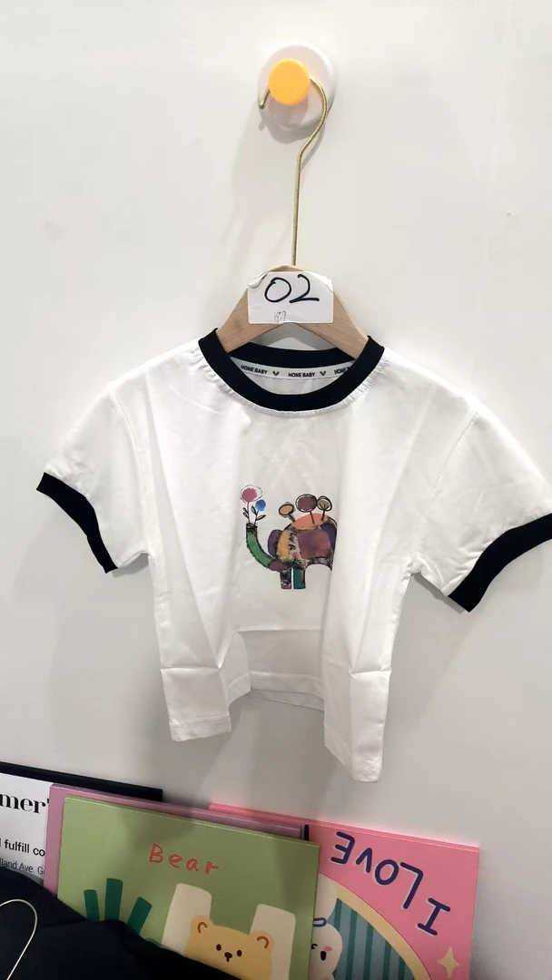 687长颈鹿短袖（以直播衣服为准）婴幼儿衣服