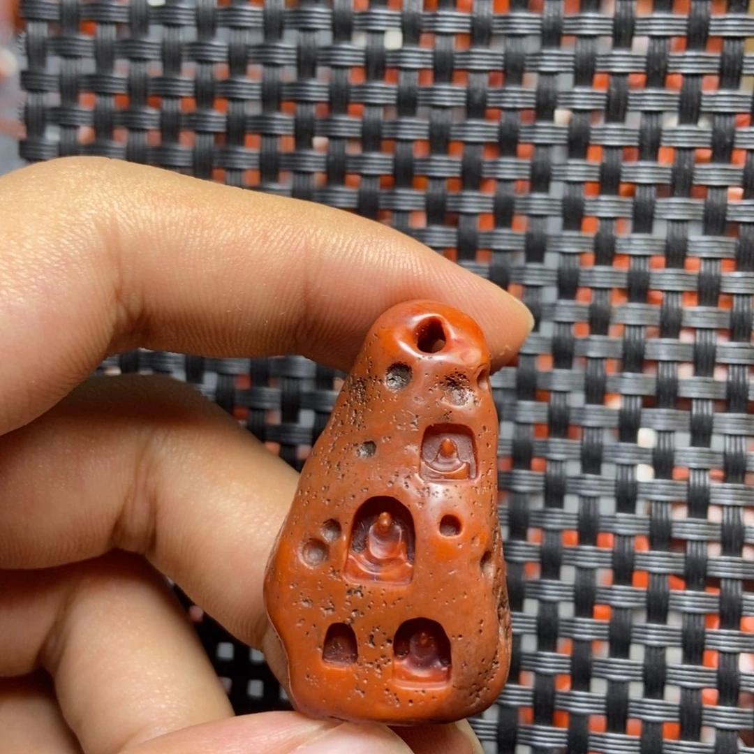 南红玛瑙未镶嵌吊坠(不含链)