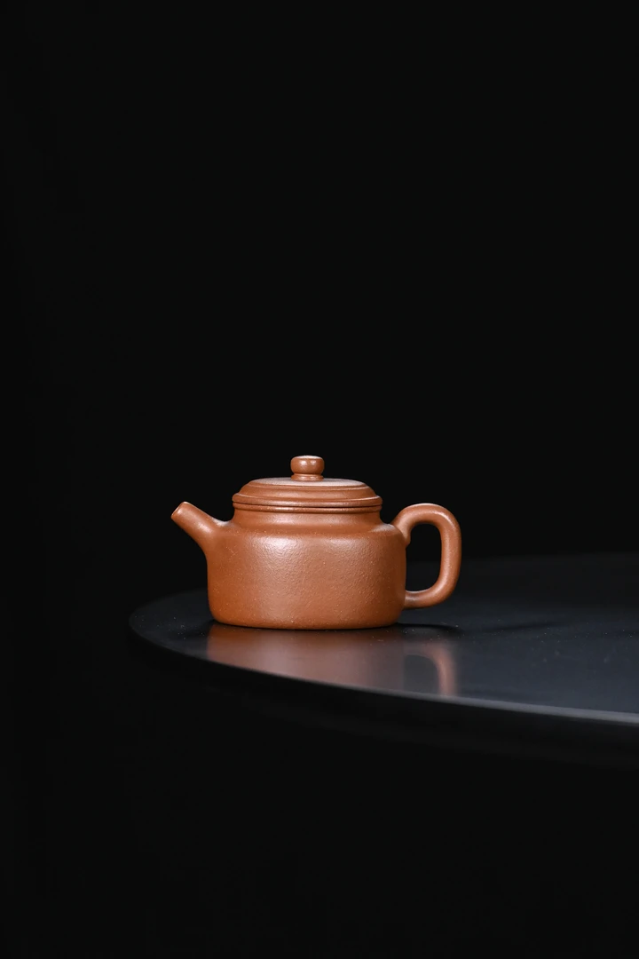 【降坡·德钟壶】老林出品原矿紫砂降坡精美德钟130cc