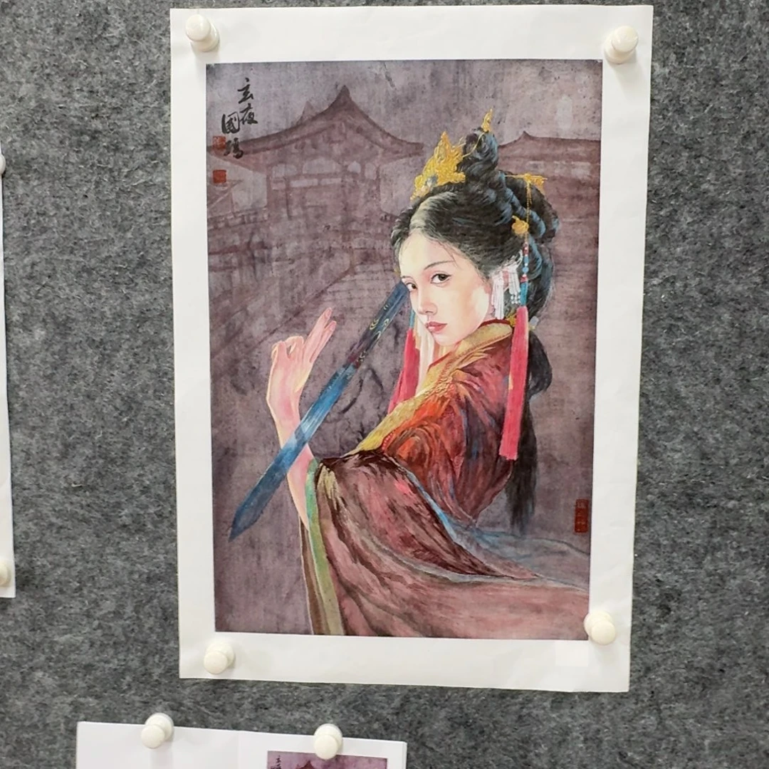 国画国画作品FCD老师