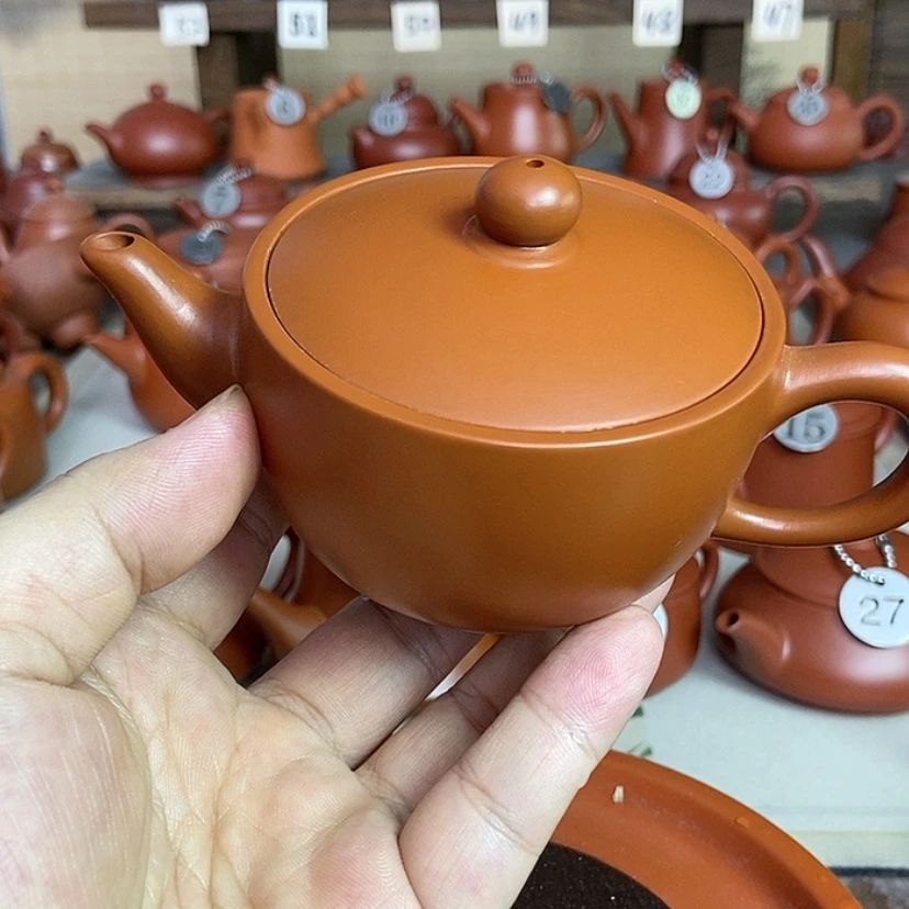 【闪购商品】茶壶朱泥130cc00000000000000