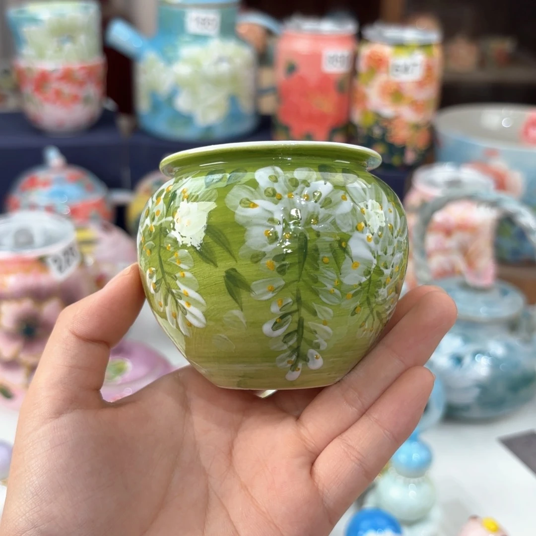 景德镇手绘高温釉下彩陶瓷茶具