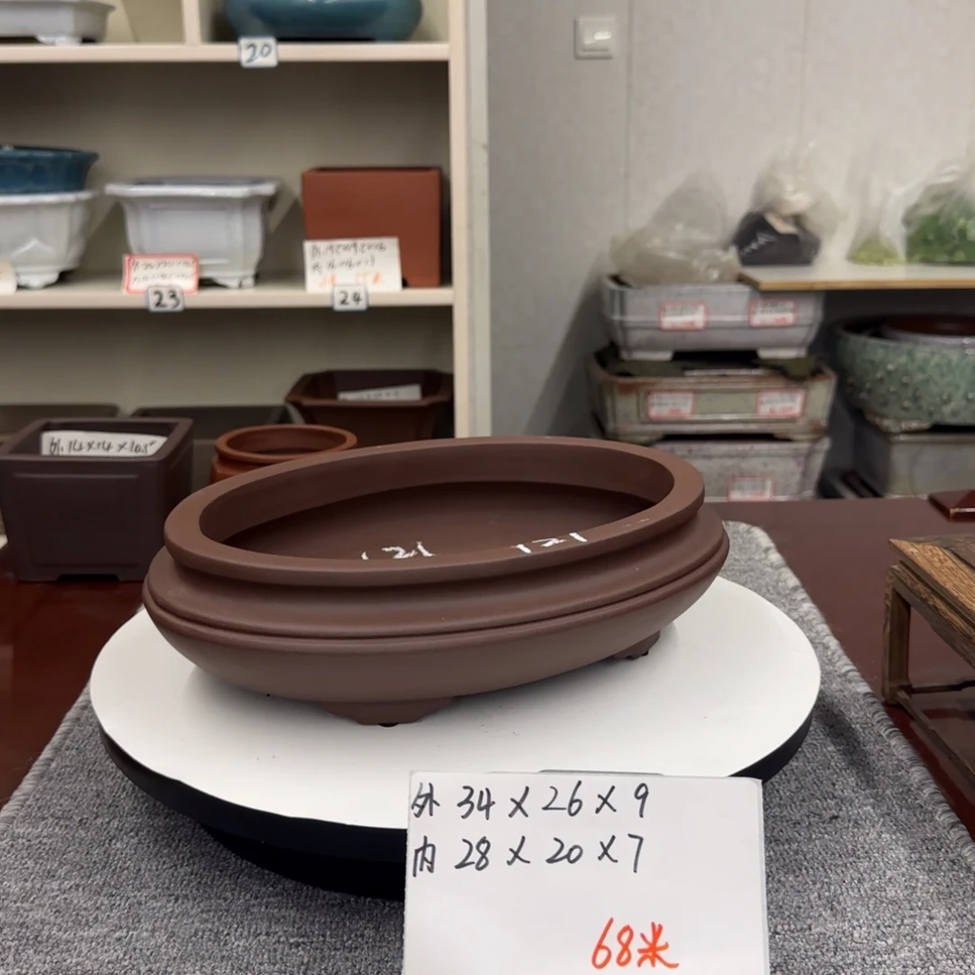 盆友居紫砂花盆直播间