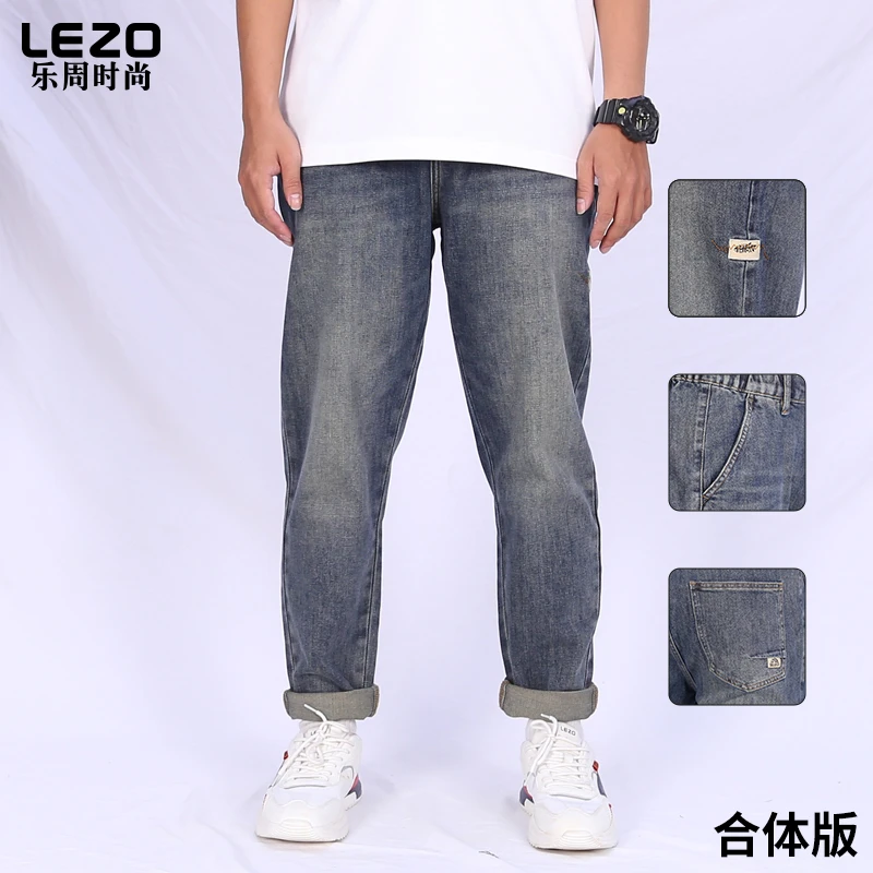 LEZO乐周时尚男装牛仔十分裤L25228014