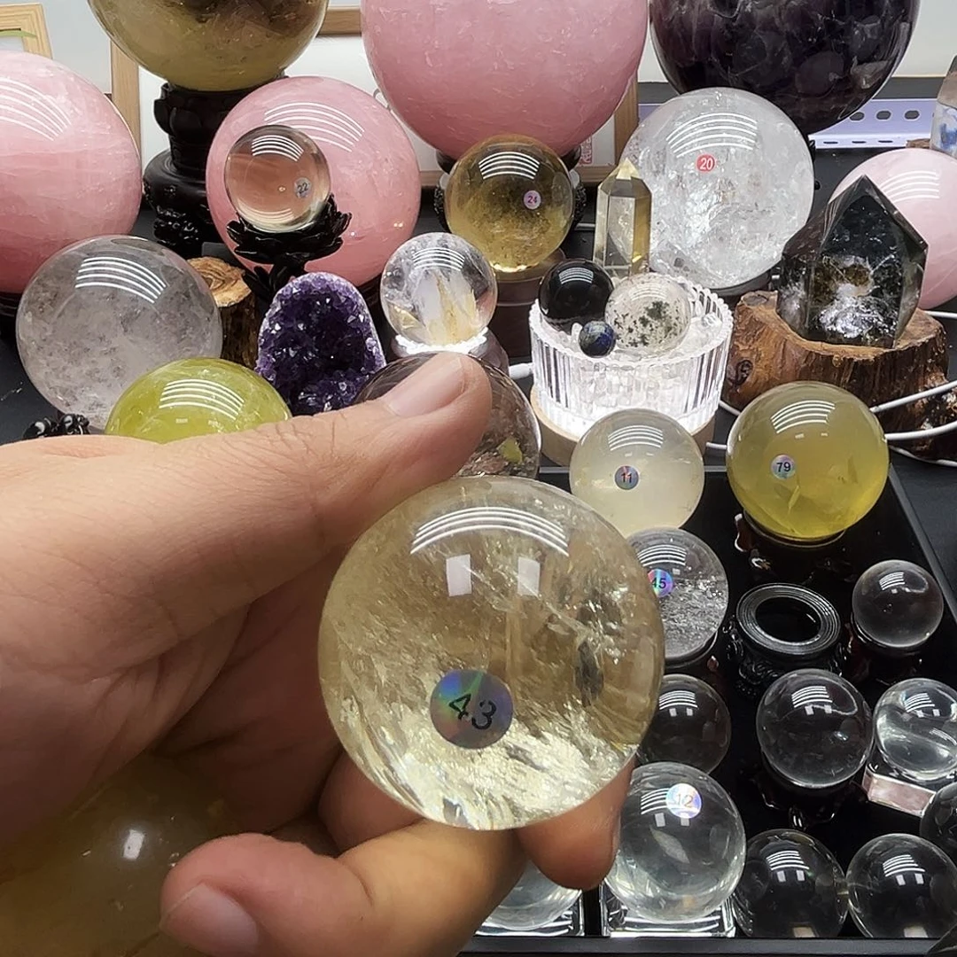 *****未镶嵌水晶珠宝半成品