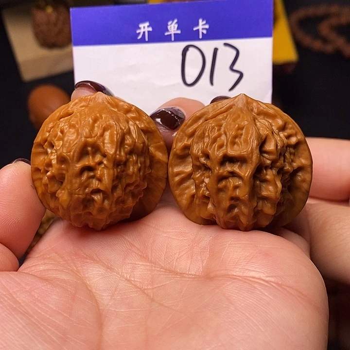 桃核吊坠文玩核桃瓷娃娃37全品n