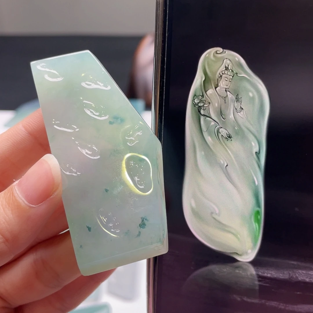 定制翡翠未镶嵌包工